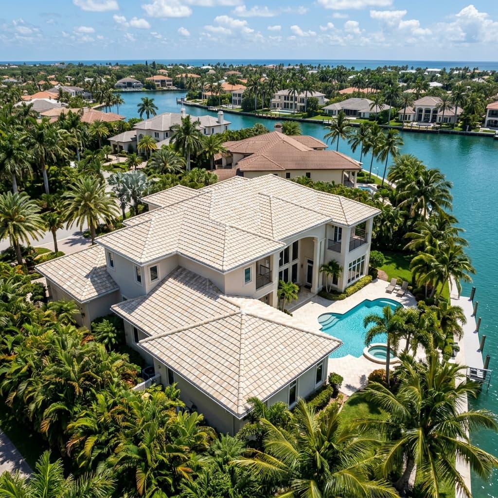 Compass Roofing premium tile roof project in South Florida